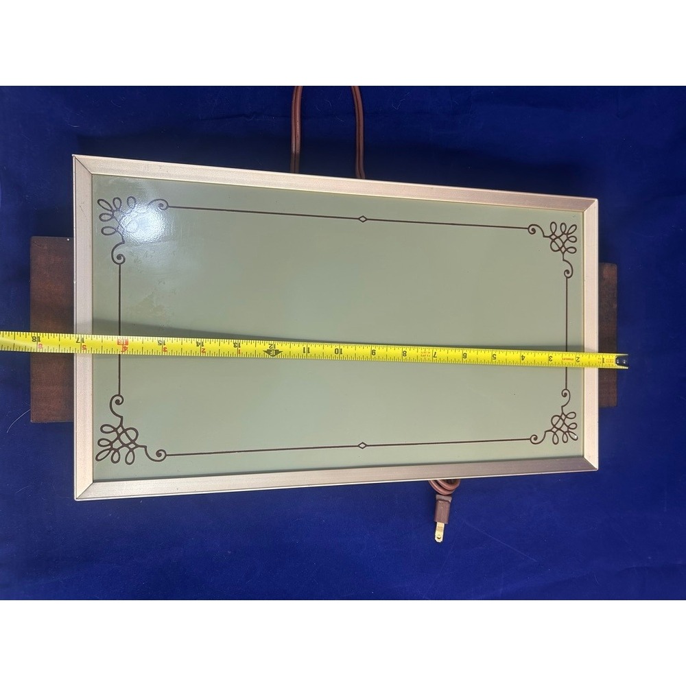 Vintage Devon Electric Warming Tray 1970s Glass Food Warmer Model 1418 - Picture 8 of 9